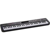 Living and Home 61 Keys Karaoke Digital Electronic Keyboard Piano in Black