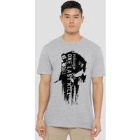 Marvel Disney Punisher One Last Kill Frank Castle T-Shirt, Athletic Heather in Grey | Size: Large