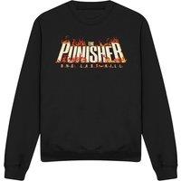 Marvel Disney Punisher One Last Kill Burning Logo Sweatshirt, Black | Size: XL