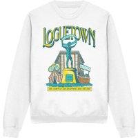 Netflix One Piece Loguetown Market Sweatshirt, White | Size: XL
