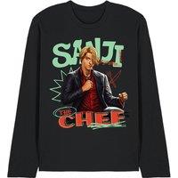 Netflix One Piece Sanji The Chef Long Sleeve T-Shirt, Black | Size: Medium