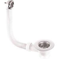 McAlpine 11/4" Sink Combined Waste & Overflow FSW1P Essential for Kitchen Si in White