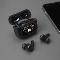Menkind RED5 ANC EB10 Wireless Earbuds Matte Black With Touch Screen Case