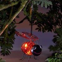 Marco Paul Solar Bug Light - Ladybird in Red