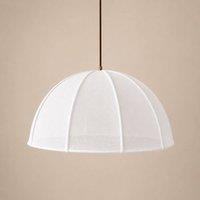 CGC Lighting Alessia 50cm Dome Lampshade Hand Made Easy Fit in White