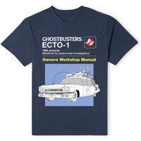 Ghostbusters Official Ecto-1 User Manual T-Shirt - Navy | Size: Medium