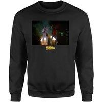 Back To The Future First Test Sweatshirt - Black | Size: Large