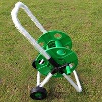 KORVIXA Garden Hose Reel Trolley in Green