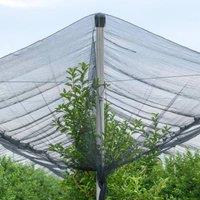KORVIXA Anti Bird Netting 10*6M With 50 Cable Ties in Black | Size: 10m