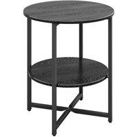 Kelvenix Small Round Sofa Side Table black | Size: 0.6m2
