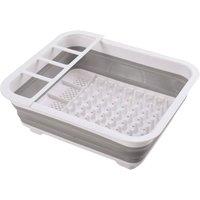 EONLION 1PCS Folding Dish Drainer Plate Drying Rack in Grey | Size: 100 cm