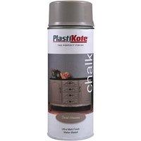Plastikote Chalk Finish Spray Dark Hessian 400Ml