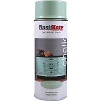 Plastikote Chalk Finish Spray Pastel Green 400Ml