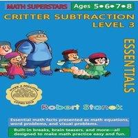 Robert Stanek Math Superstars Subtraction Level 3, Library Hardcover Edition: