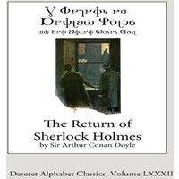 Sir Arthur Conan Doyle The Return of Sherlock Holmes (Deseret Alphabet edition) Paperback