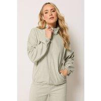Long Tall Sally Women's Tall Premium Funnel Neck Jacket in Light Green | Size: 8