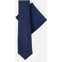 Maya Deluxe Men's Satin Tie Pocket Square Set in Navy
