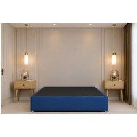 Chester & Oakley Alure Plush Divan Bed Base With No Drawers in Royal | Size: Small Double