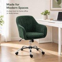 STILVORA Office Chair with Rocking Motion in Green
