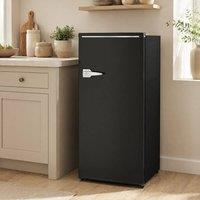 STILVORA Under Counter Fridge 85L with Chiller Box in Black