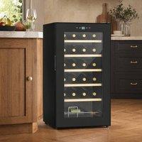 STILVORA Wine Cooler Fridge 24 Bottle with LED Display Black