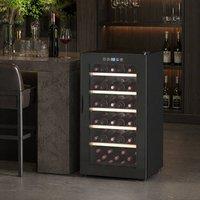 STILVORA Wine Cooler Fridge 41 Bottle with LED Display Black