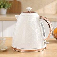STILVORA 1.7L Rapid Boil Kettle with Boil-Dry Protection in Cream