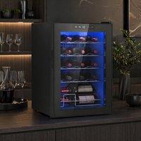 STILVORA Wine Fridge 20 Bottle with LED Display Black