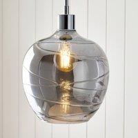 Pagazzi Zula 1-Light Smokey Grey Pendant