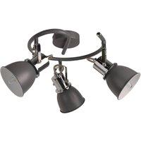 Pagazzi Amelix Dark Grey 3 Light Ceiling Spotlight