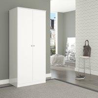 Seconique Denver 2 Door Wardrobe in White