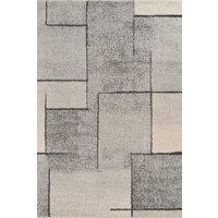 Desire Rugs Rhodes Modern Living Room Simple Geometric Rugs -Sketch in Grey | Size: 160 cm x 230 cm