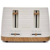 Morphy Richards Clay 4 Slice Toaster in White | Size: Small