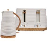 Morphy Richards Clay Kettle & Toaster Set in White | Size: Medium