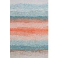 Kukoon Blue Abstract Soft Washable & Liquid Repellent Living Room Area Rug in Duck Egg Blue | Size: 80 cm x 300 cm