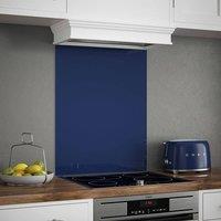 Splashback Midnight Blue Toughened Glass Kitchen s 600mm x 750mm x 6mm