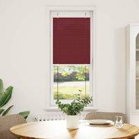 Berkfield Home Pleated Blind Bordeaux Red 50x100 cm Fabric Width 49.4 cm Polyester