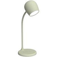 Kreafunk Ellie Lamp with Wireless Charger & Bluetooth Speaker - Dusty Olive
