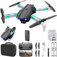 Nordara Foldable Drone with Dual Camera, WiFi 1080P Live Video RC Quadcopter in Black