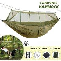 SPETLEK Outdoor Travel Camping Tent Hanging Hammock in Green