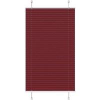 Berkfield Home Pleated Blind Bordeaux Red 80x100 cm Fabric Width 79.4 cm Polyester