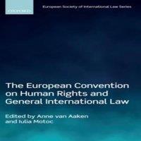 Oxford University Press European Convention on Human Rights & General International Law