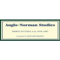 Richard Wright Anglo-Norman Studies: Index to Volumes I to X, 1978-1987 Hardcover