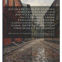 Anonymous A Collection Of Stories & Miscellaneous Articles Translated Into