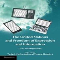 Cambridge University Press The United Nations & Freedom of Expression & Information