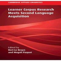 Cambridge University Press Learner Corpus Research Meets Second Language Acquisition in White