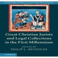 Cambridge University Press Great Christian Jurists & Legal Collections in the First