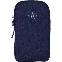 History & Heraldry Women's Pre-personalised Phone Bag With Strap - A - Over 70 Titles in Blue