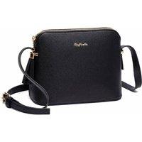 Raffaella Women's Pyramid Cross-Body Bag in Black