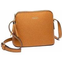 Raffaella Women's Pyramid Cross-Body Bag in Tan